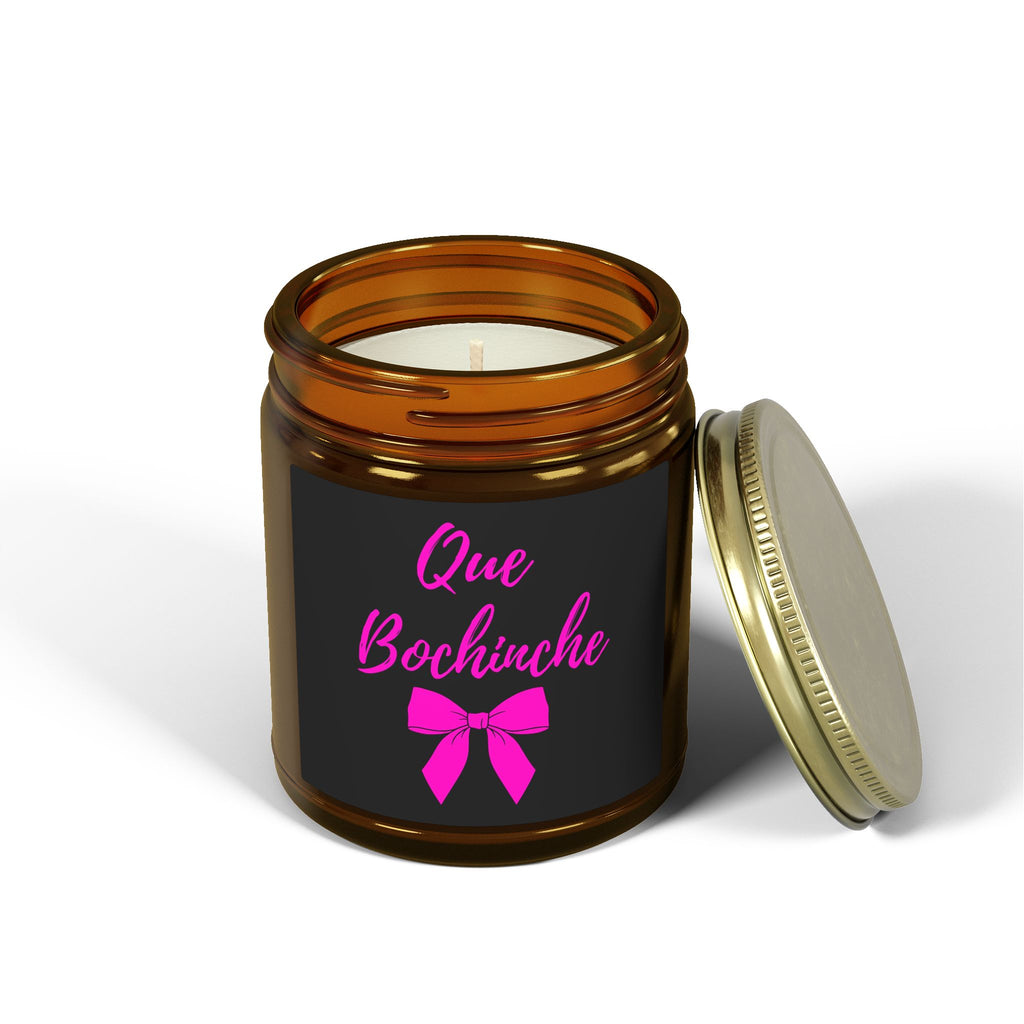 Scented Candle — Coconut Apricot Wax "Que Bochinche" (4oz, 9oz)