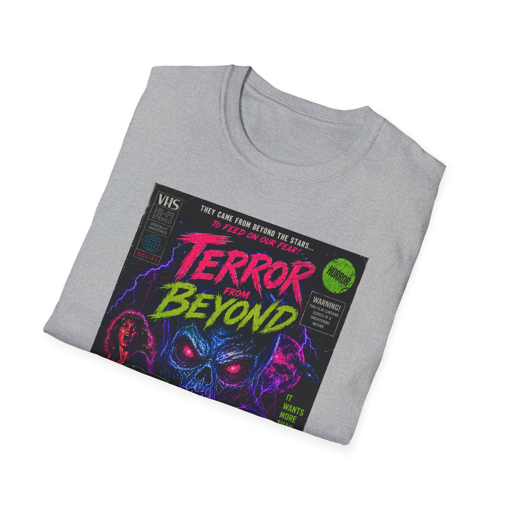 Terror Beyond Horror Movie Poster T-Shirt