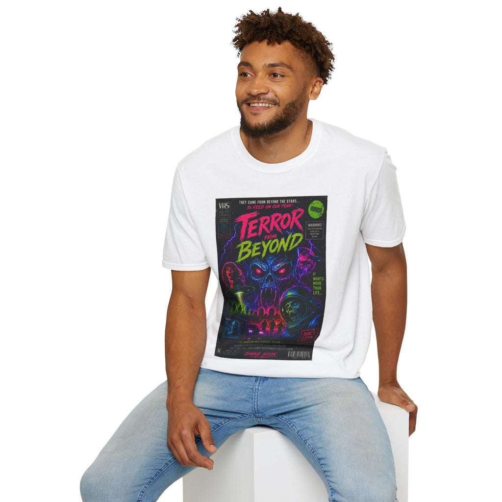 Terror Beyond Horror Movie Poster T-Shirt