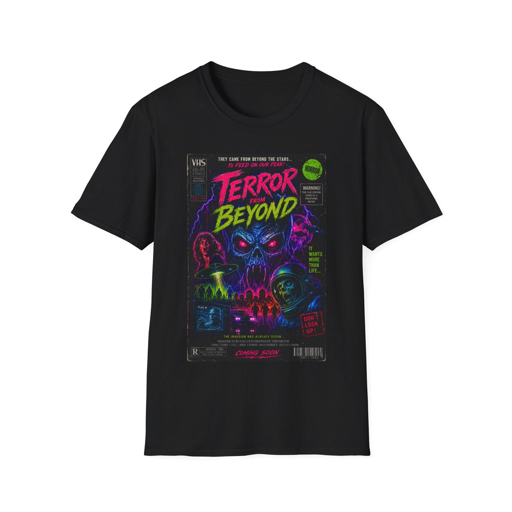 Terror Beyond Horror Movie Poster T-Shirt