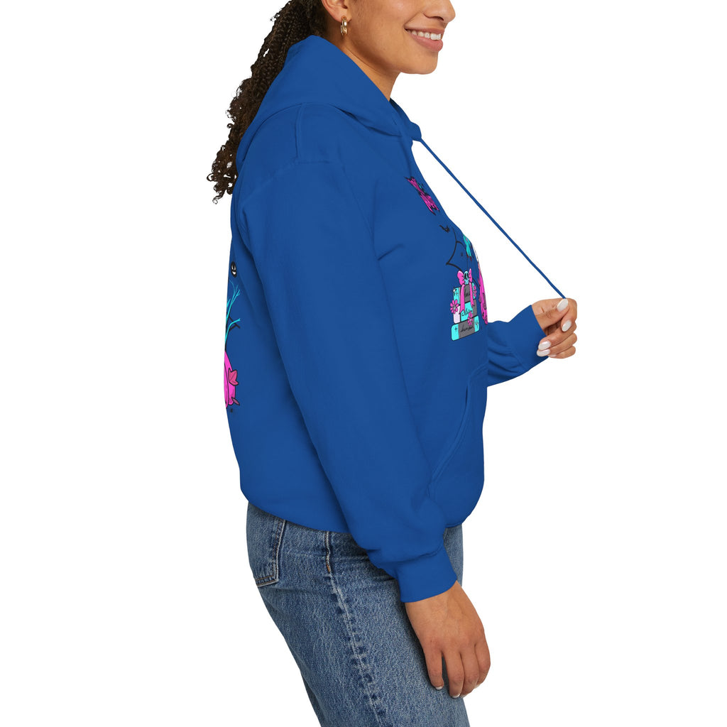 Halloween Kawaii Pumpkin Hoodie — "Happy Halloween" Cute Spooky Graphic