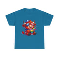 Cow Tee — Cute Patriotic Cow Holding Drink Graphic T‑Shirt