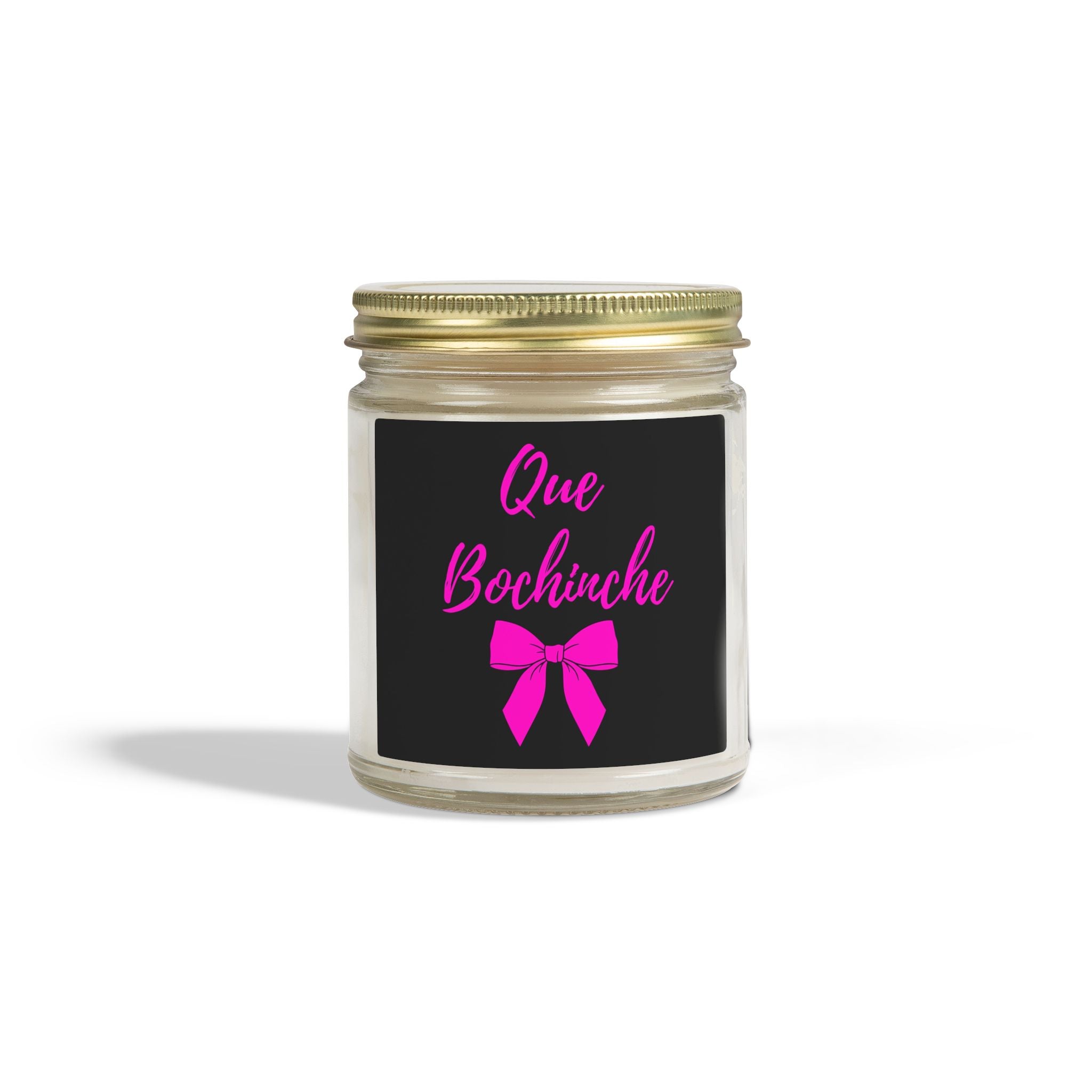 Scented Candle — Coconut Apricot Wax "Que Bochinche" (4oz, 9oz)