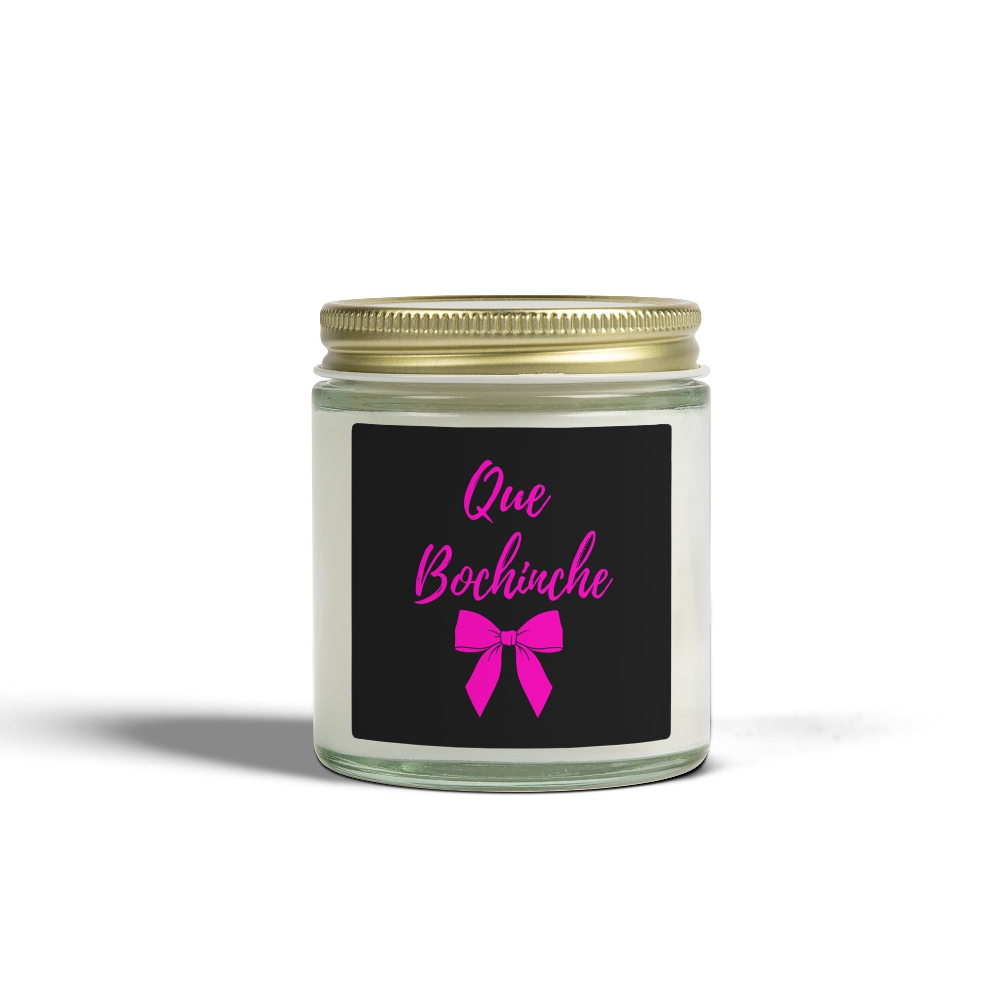 Scented Candle — Coconut Apricot Wax "Que Bochinche" (4oz, 9oz)