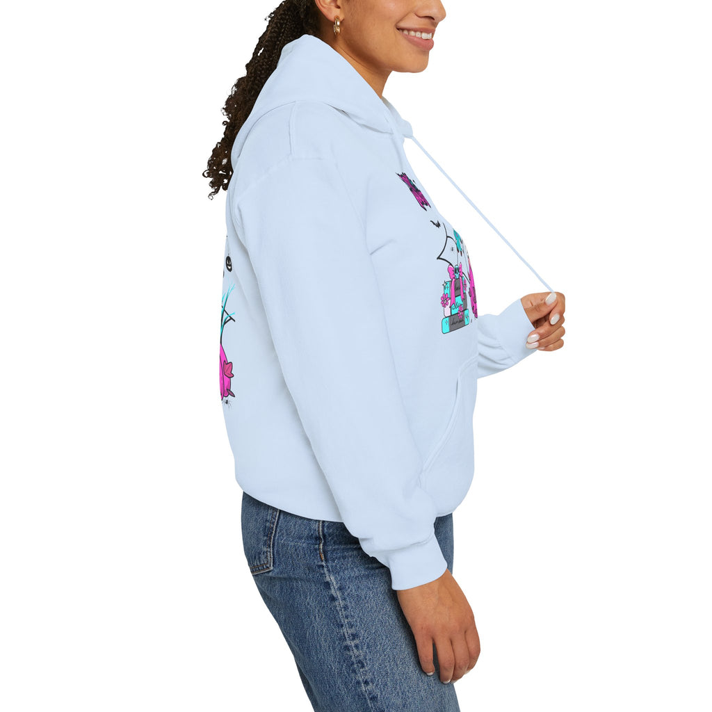 Halloween Kawaii Pumpkin Hoodie — "Happy Halloween" Cute Spooky Graphic