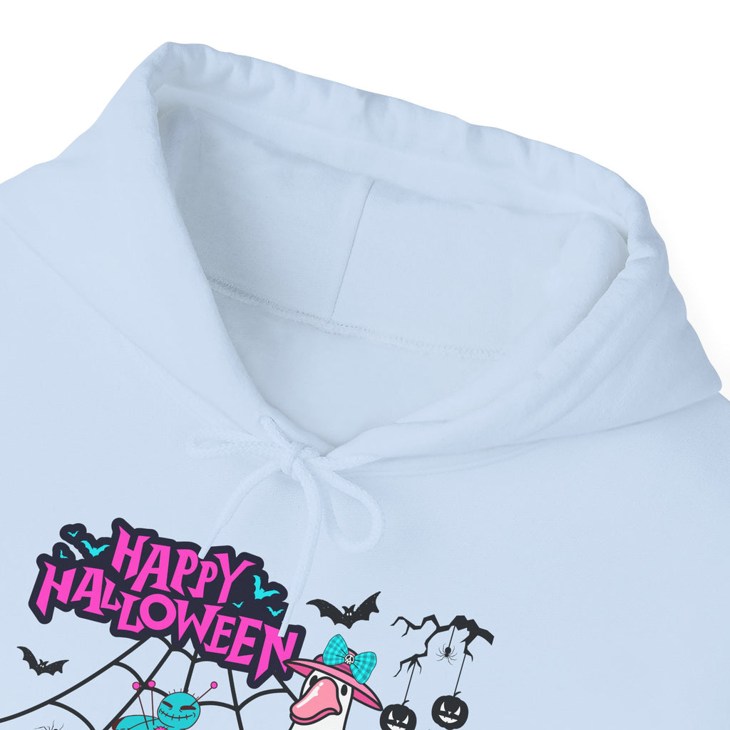 Halloween Kawaii Pumpkin Hoodie — "Happy Halloween" Cute Spooky Graphic