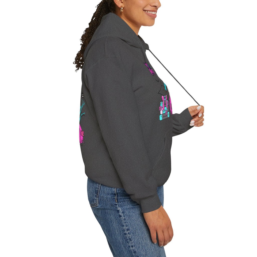 Halloween Kawaii Pumpkin Hoodie — "Happy Halloween" Cute Spooky Graphic