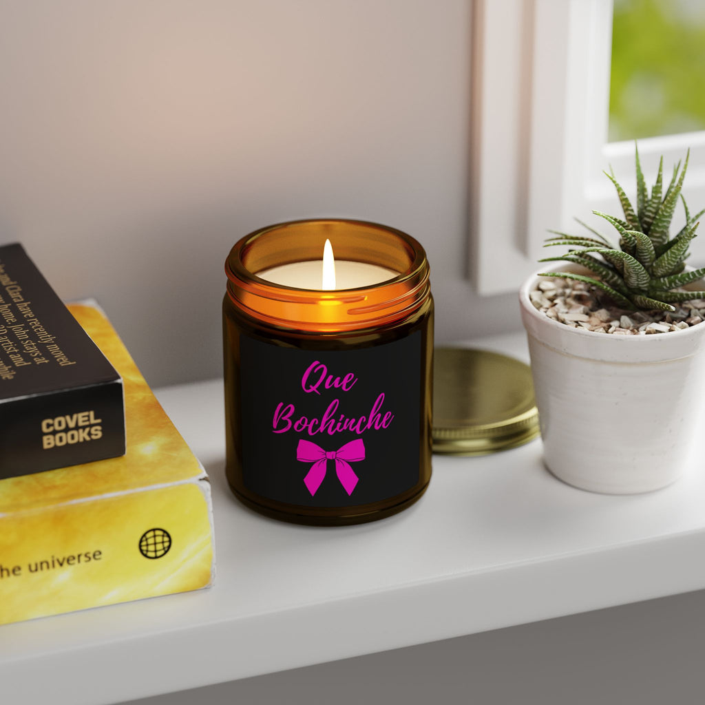Scented Candle — Coconut Apricot Wax "Que Bochinche" (4oz, 9oz)