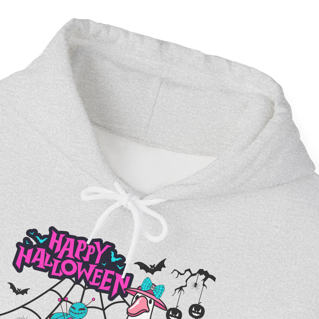 Halloween Kawaii Pumpkin Hoodie — "Happy Halloween" Cute Spooky Graphic