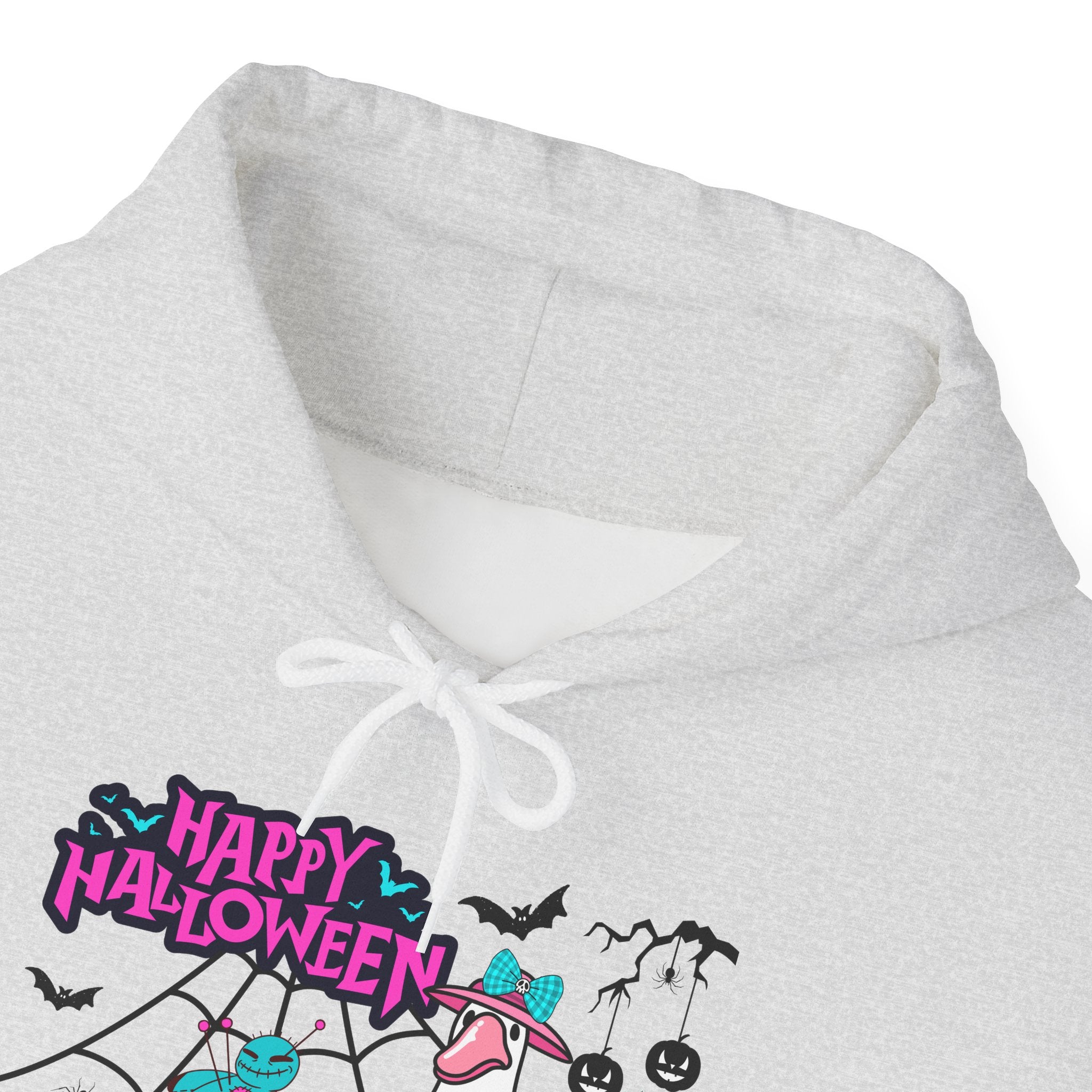 Halloween Kawaii Pumpkin Hoodie — "Happy Halloween" Cute Spooky Graphic