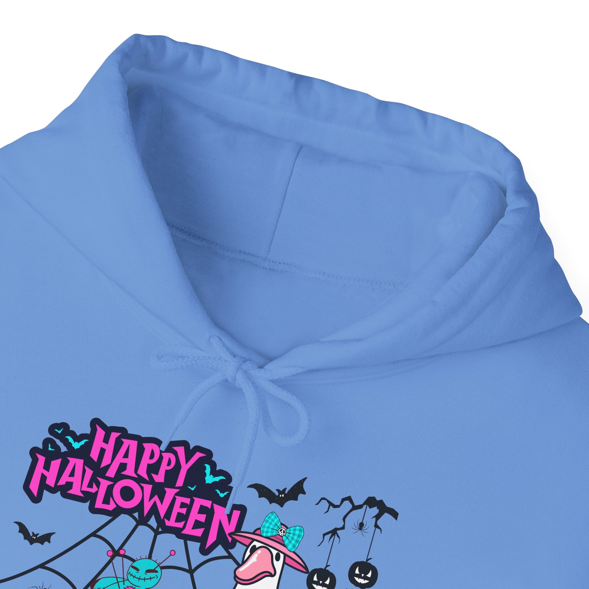 Halloween Kawaii Pumpkin Hoodie — "Happy Halloween" Cute Spooky Graphic