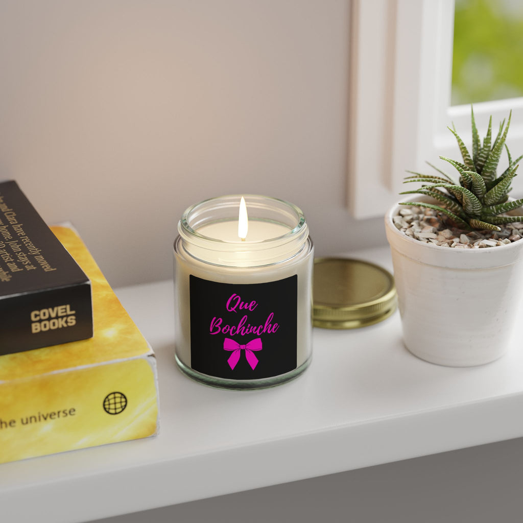 Scented Candle — Coconut Apricot Wax "Que Bochinche" (4oz, 9oz)