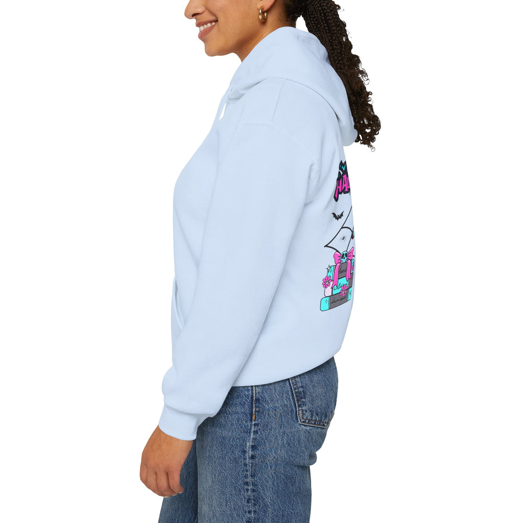 Halloween Kawaii Pumpkin Hoodie — "Happy Halloween" Cute Spooky Graphic