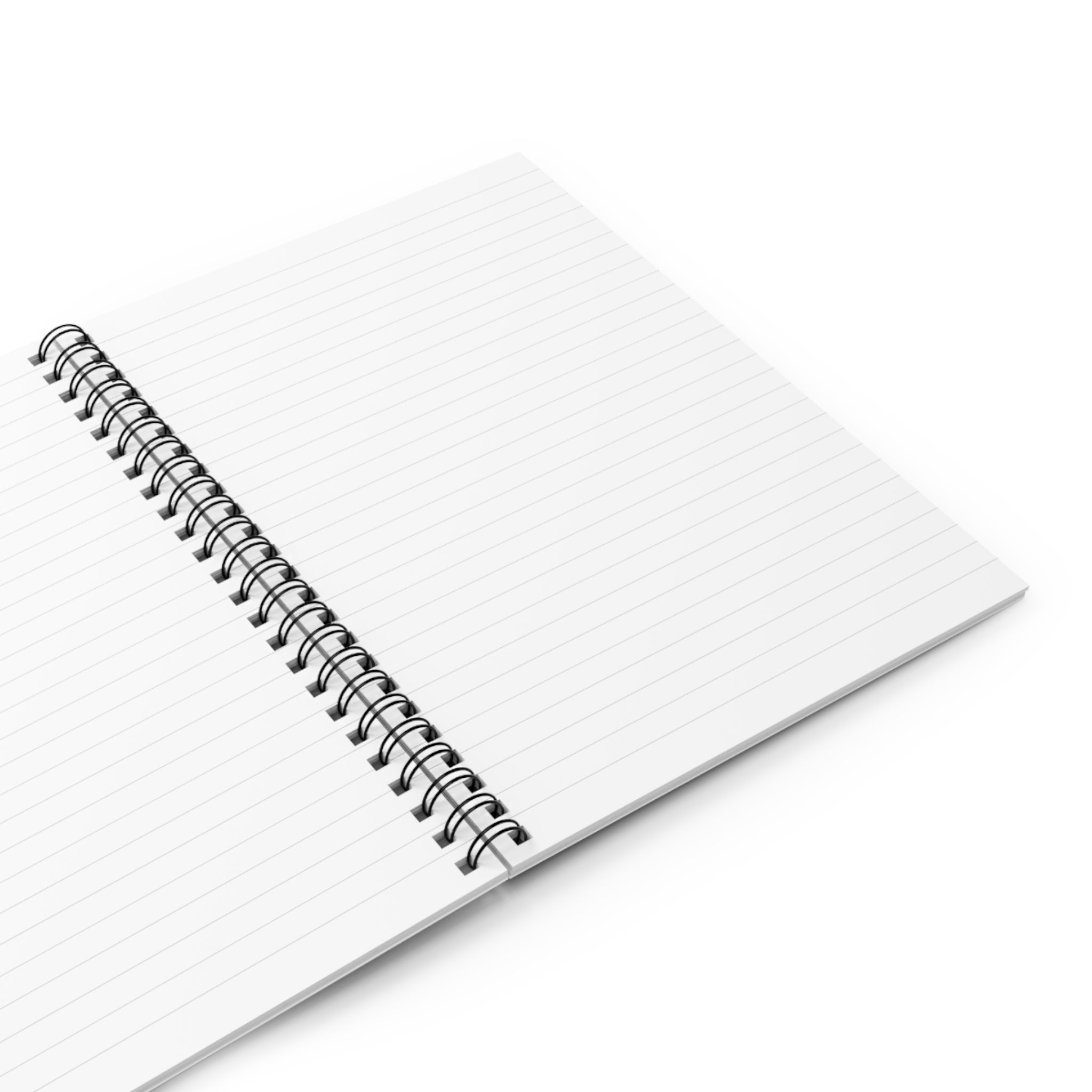 Cute Highland Cow Notebook — Floral Cowboy Hat Ruled Spiral Journal