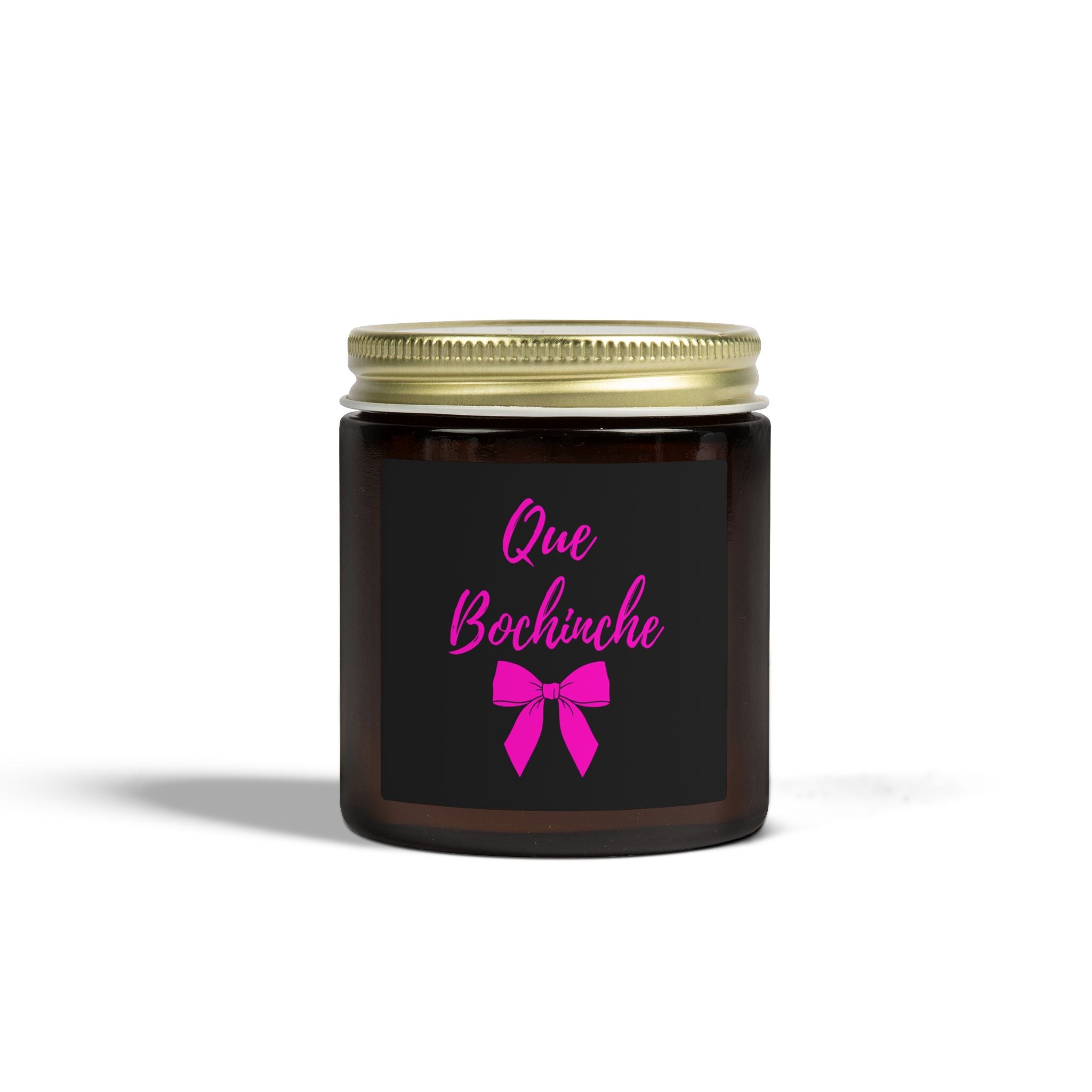 Scented Candle — Coconut Apricot Wax "Que Bochinche" (4oz, 9oz)