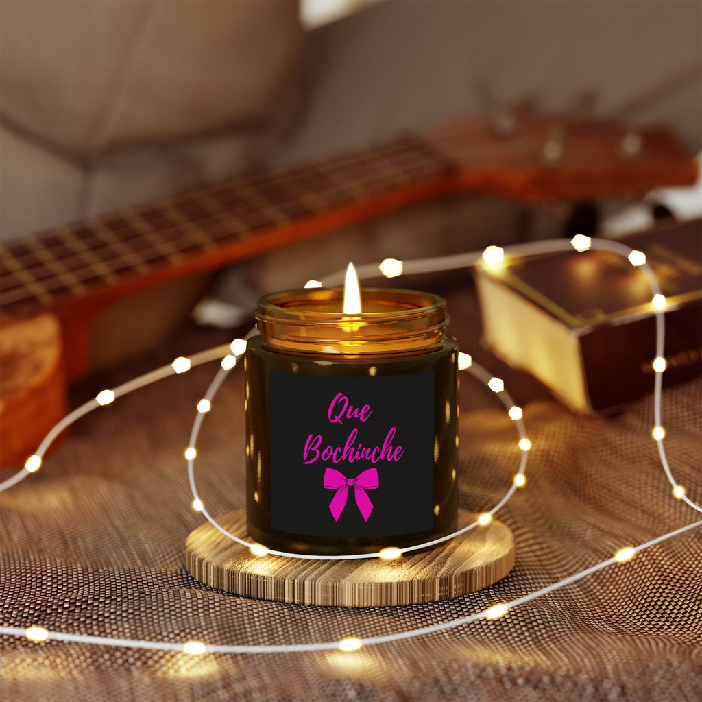 Scented Candle — Coconut Apricot Wax "Que Bochinche" (4oz, 9oz)