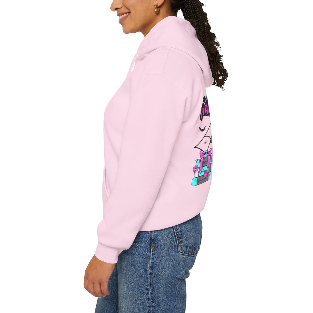 Halloween Kawaii Pumpkin Hoodie — "Happy Halloween" Cute Spooky Graphic
