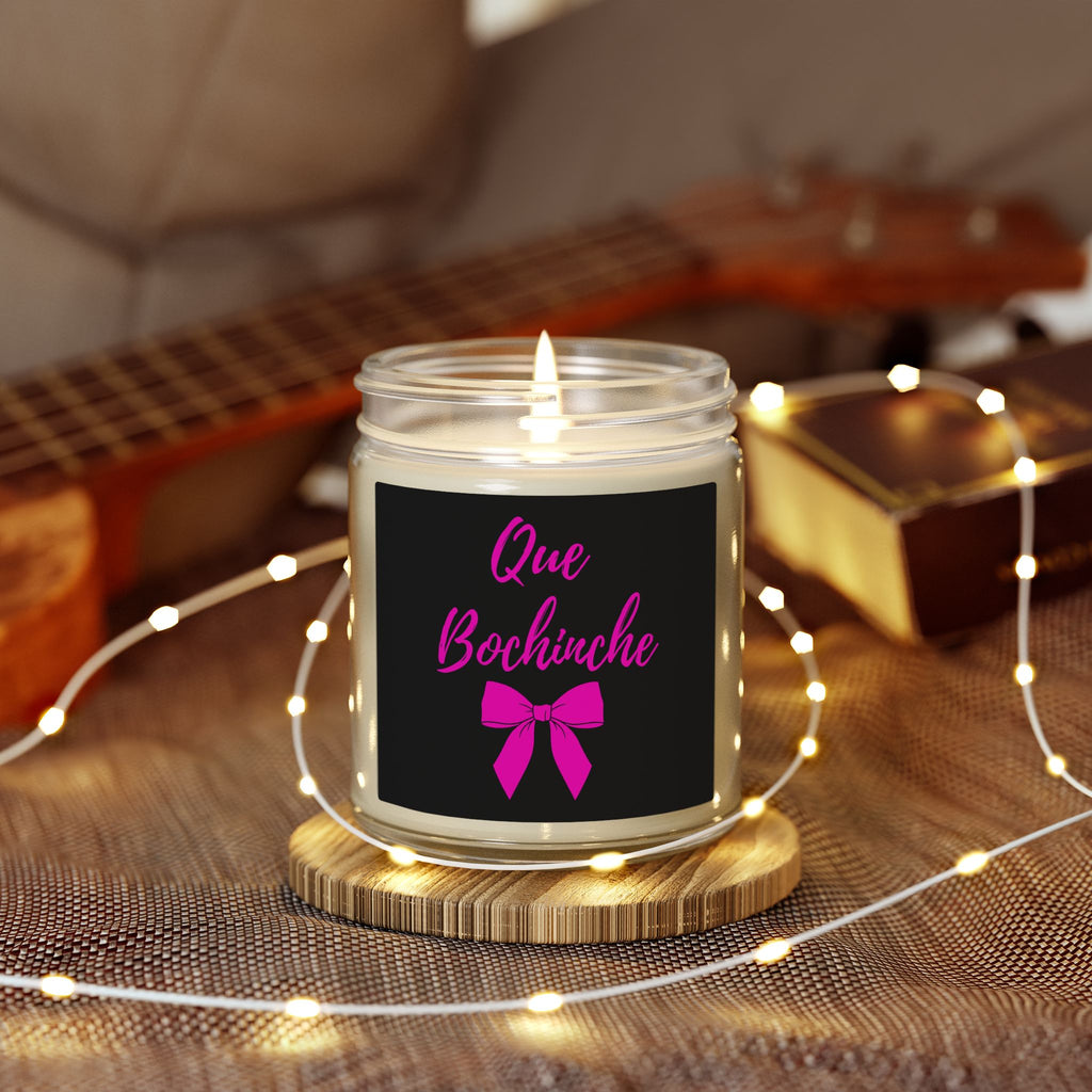 Scented Candle — Coconut Apricot Wax "Que Bochinche" (4oz, 9oz)