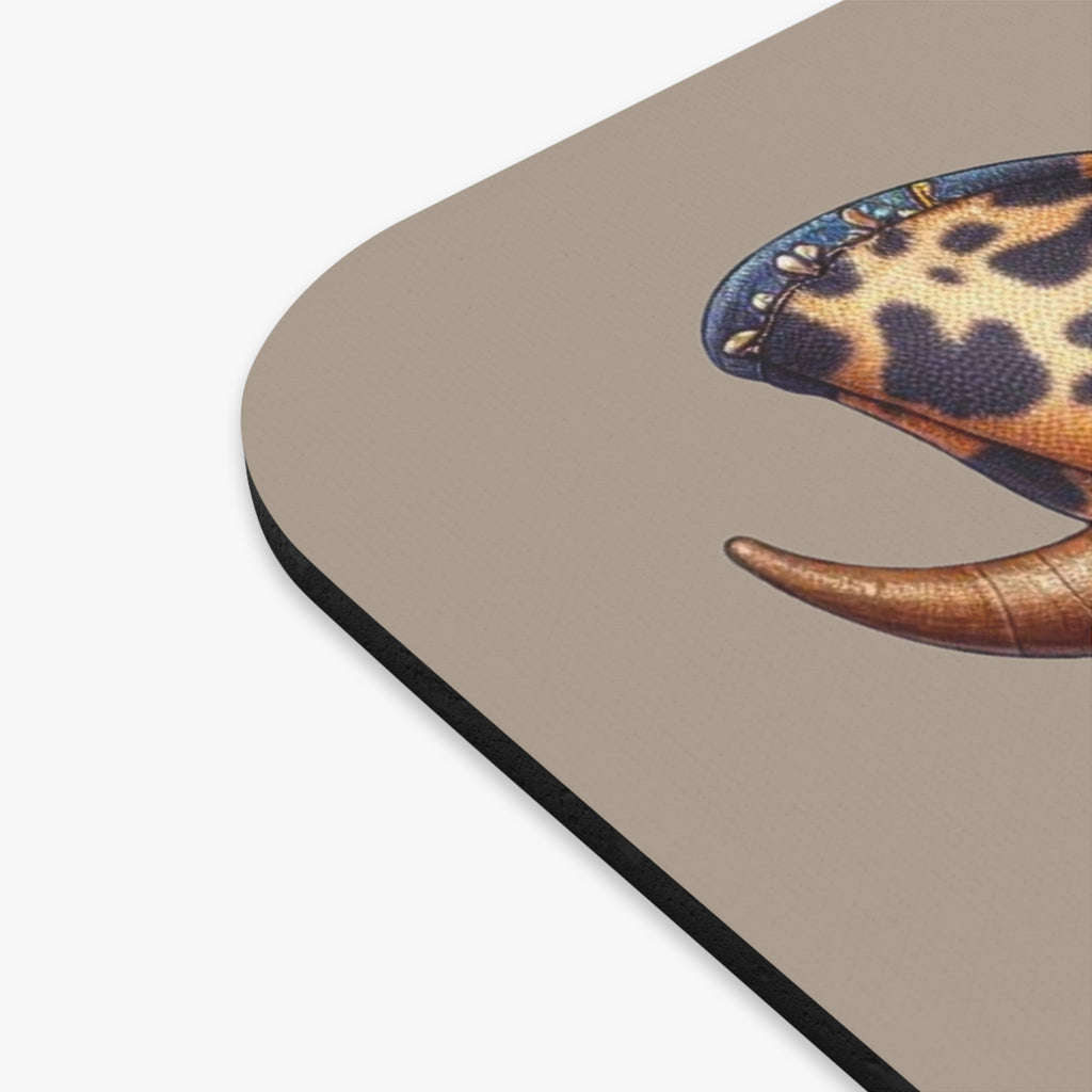 Highland Calf Teacup Mouse Pad — Cute Cow Desk Mat