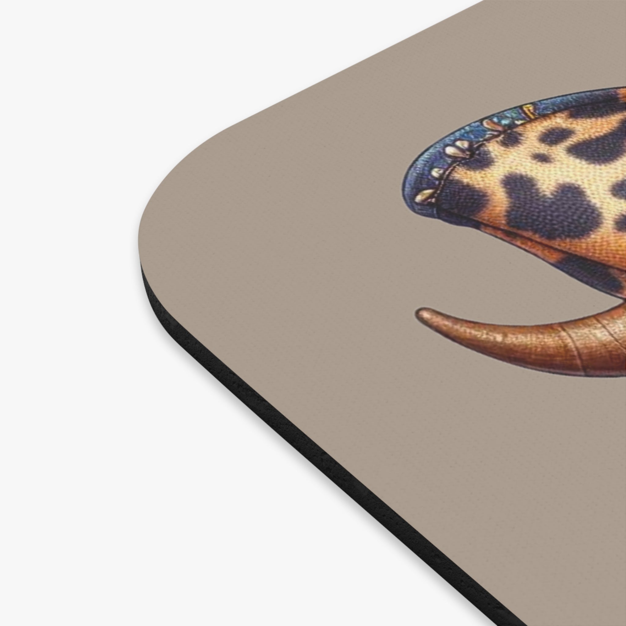 Highland Calf Teacup Mouse Pad — Cute Cow Desk Mat