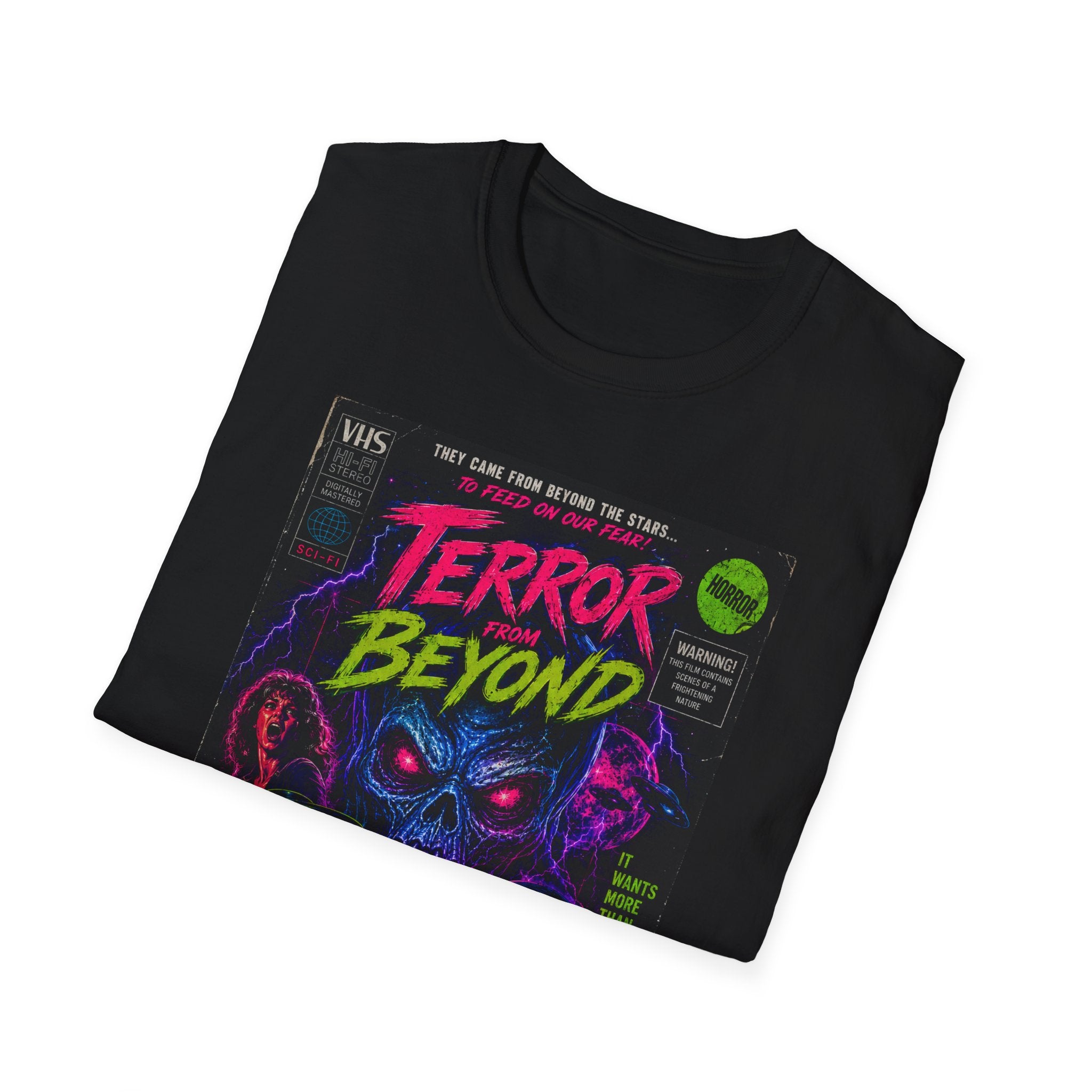 Terror Beyond Horror Movie Poster T-Shirt
