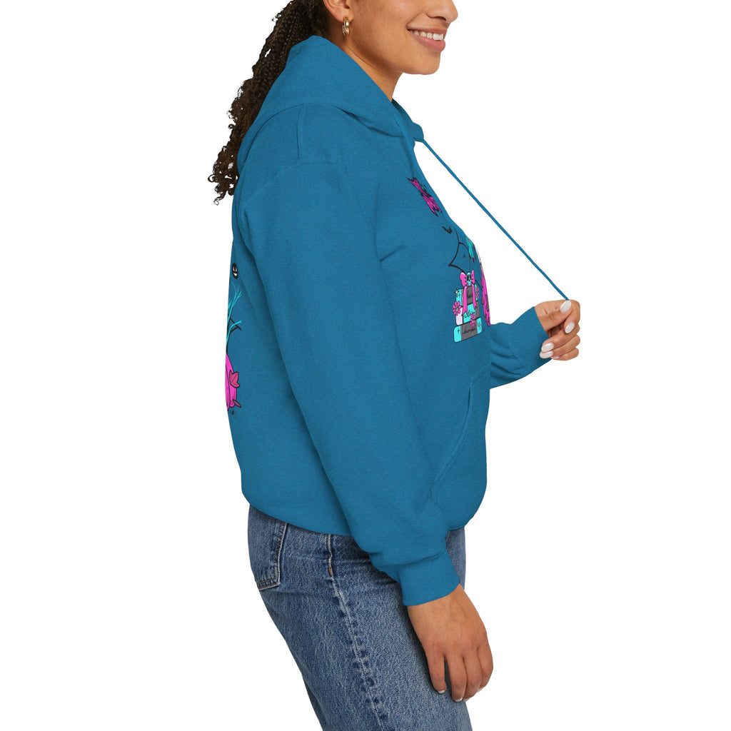 Halloween Kawaii Pumpkin Hoodie — "Happy Halloween" Cute Spooky Graphic