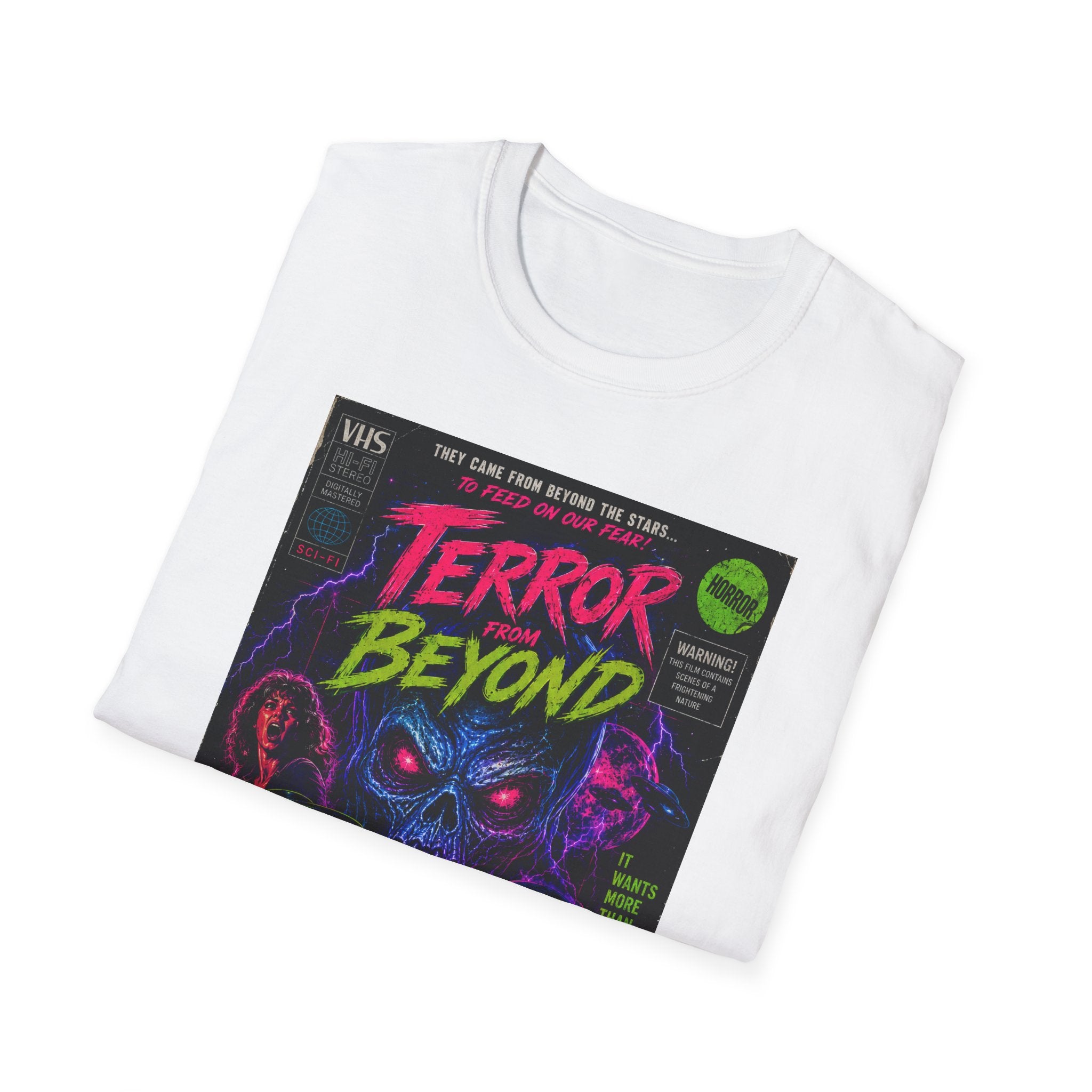 Terror Beyond Horror Movie Poster T-Shirt