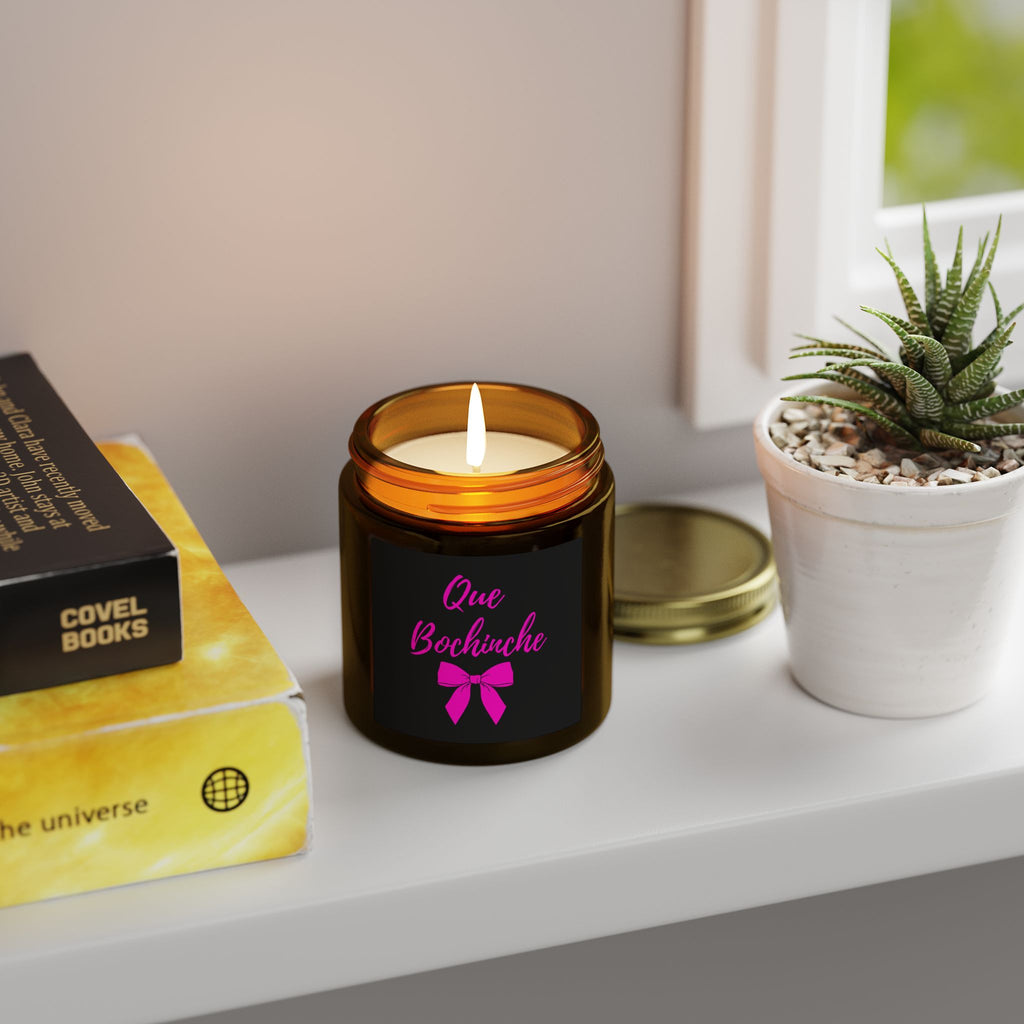Scented Candle — Coconut Apricot Wax "Que Bochinche" (4oz, 9oz)