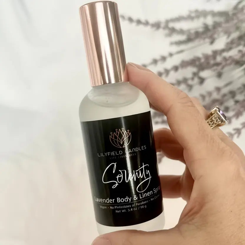 Serenity Room Spray – Luxury Linen & Home Mist for Calm, Clean Living (Lavender)