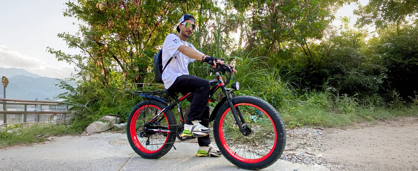 1500W Fat Tire Electric Bike | 34MPH | 60-Mile Range | Adults