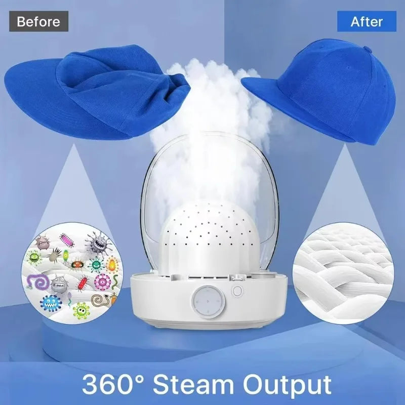 Portable Hat & Wig Steam Cleaner | 1000W Electric Steamer, Shaper & Sanitizer