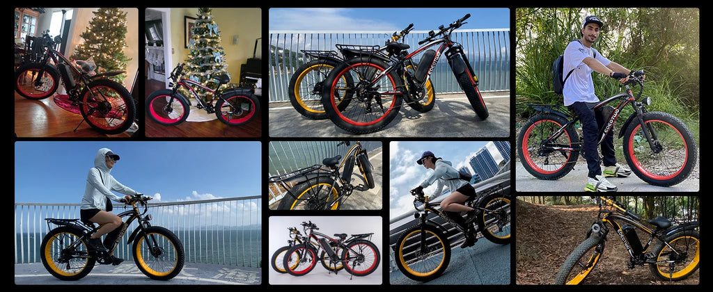 1500W Fat Tire Electric Bike | 34MPH | 60-Mile Range | Adults