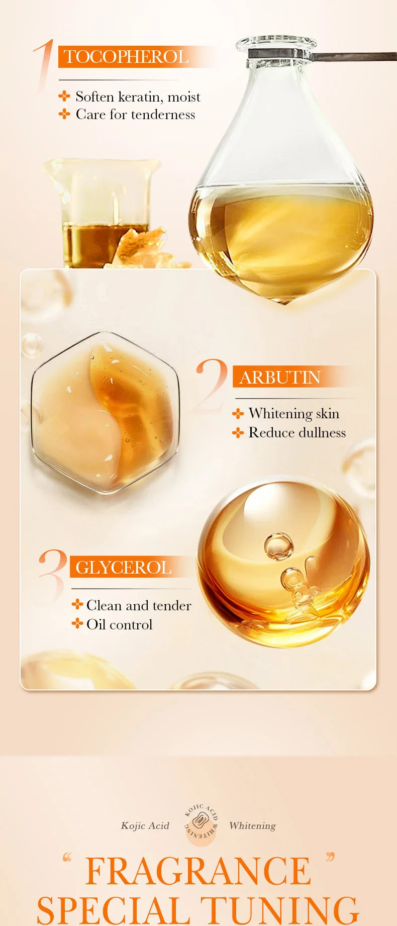 SADOER Kojic Acid Facial Soap – Brightening Face Wash & Body Bar