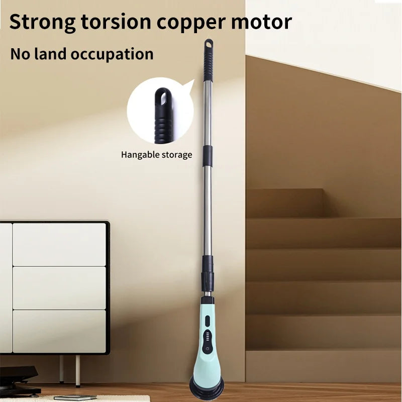 9-in-1 Electric Spin Scrubber Cleaning Brush | Kitchen, Bathroom & Home
