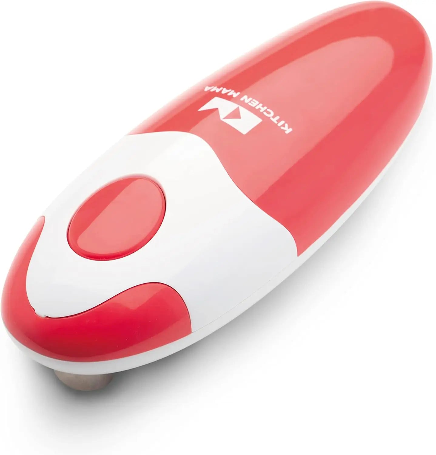 Electric Can Opener – Automatic, Hands-Free, Smooth Edge (Red)