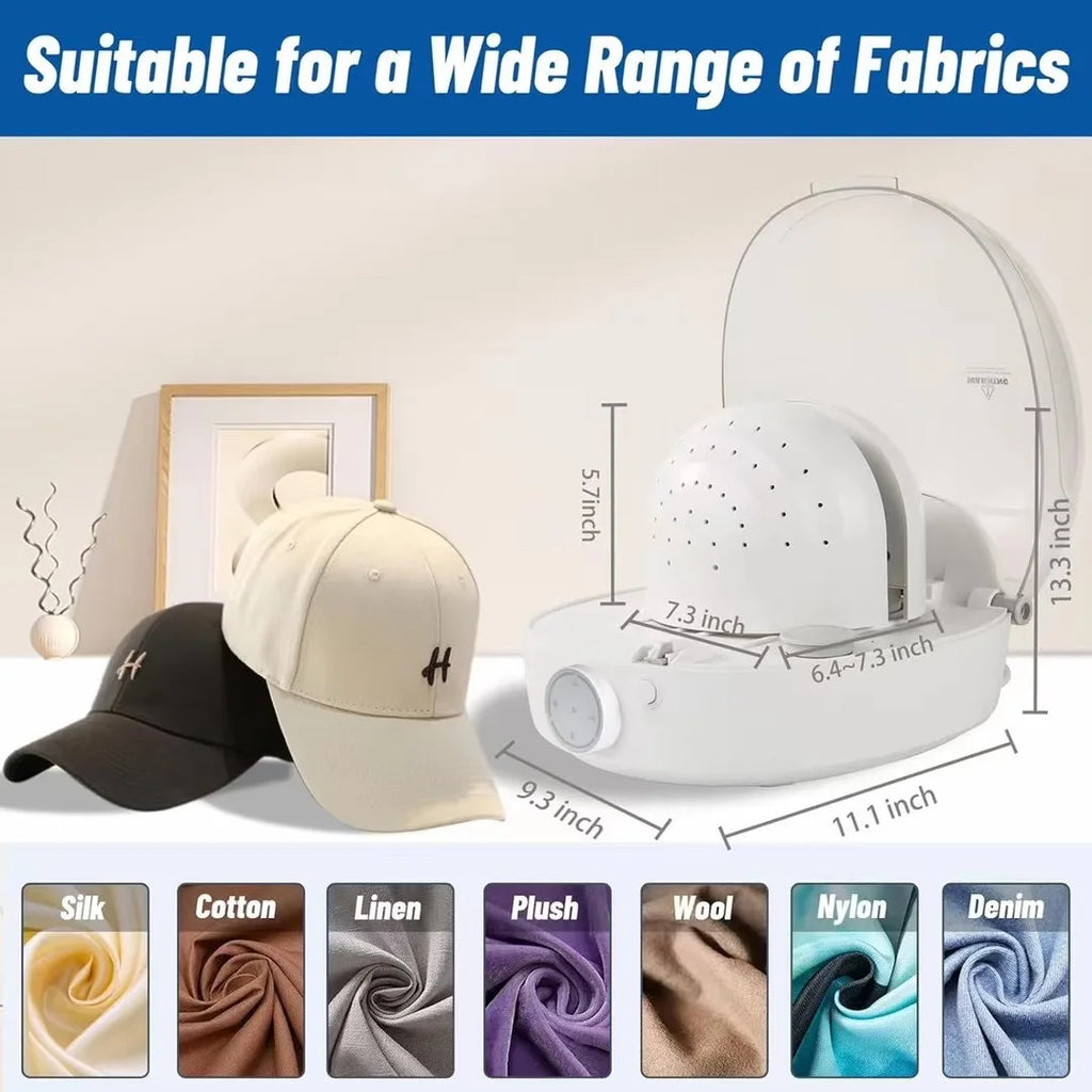 Portable Hat & Wig Steam Cleaner | 1000W Electric Steamer, Shaper & Sanitizer