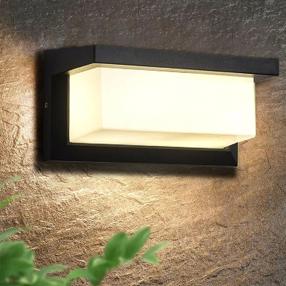 LED Outdoor Wall Light Waterproof IP66 | Motion Sensor Porch Light for Balcony, Garden & Yard