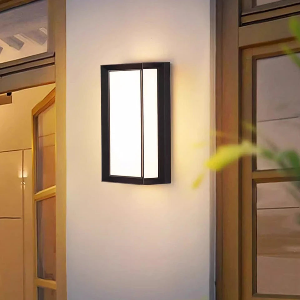 LED Outdoor Wall Light Waterproof IP66 | Motion Sensor Porch Light for Balcony, Garden & Yard