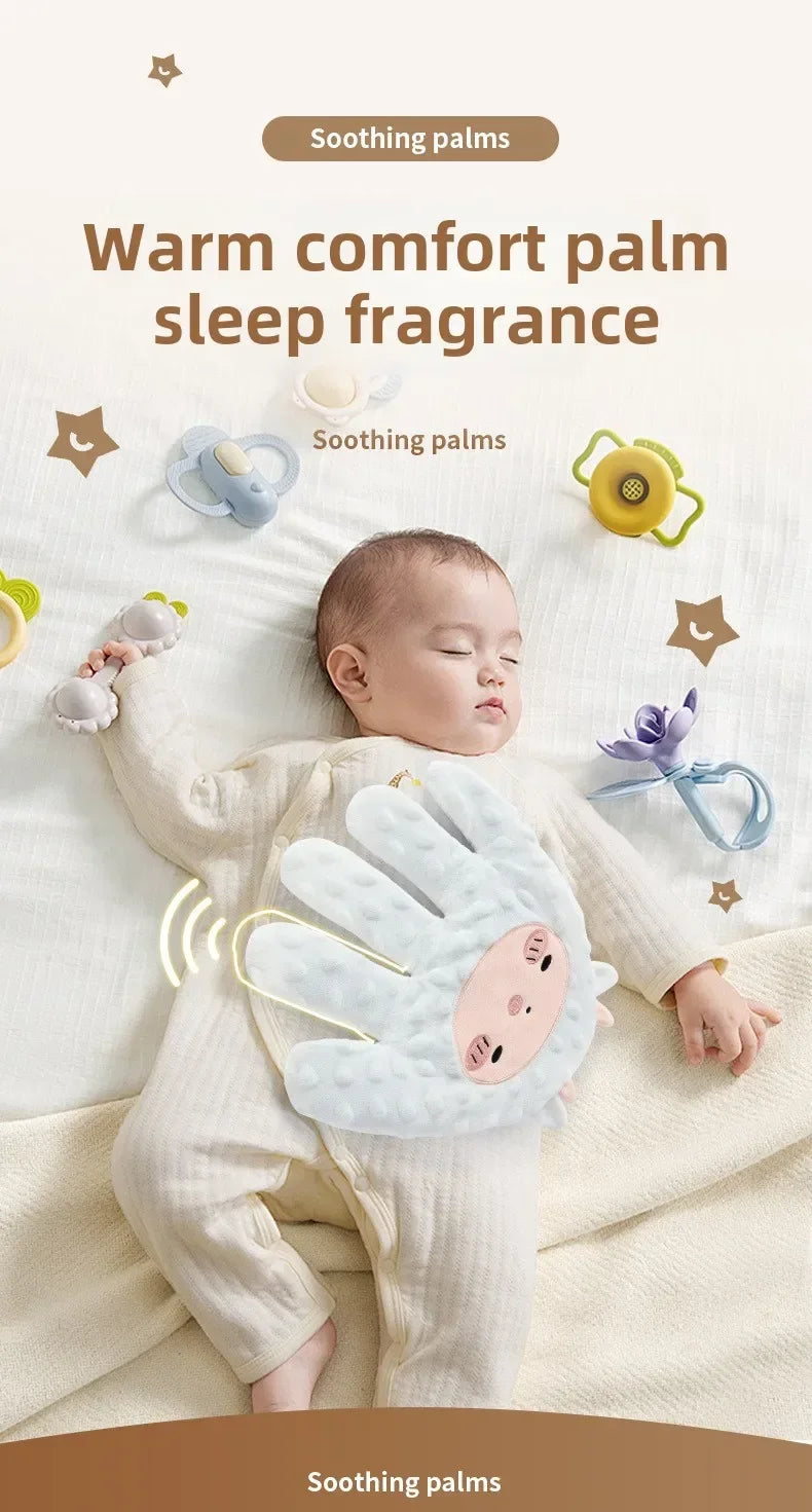 Baby Soothing Palm Pillow | Newborn Sleep Aid Calming Toy